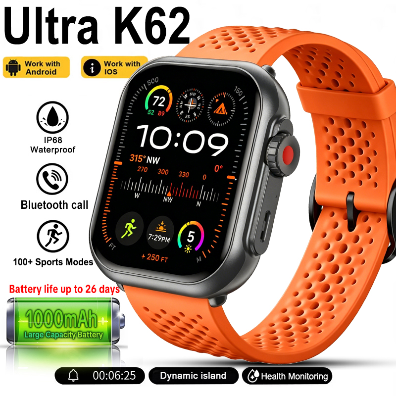 Smartwatch Professional Watches For Men - Jam Tangan Pintar Baru Ultra K62