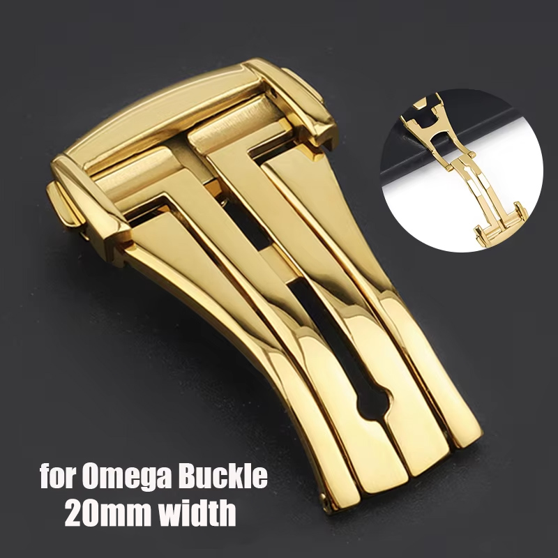 Watches Omega - Gesper Jam Tangan Lipat Berkilau dari