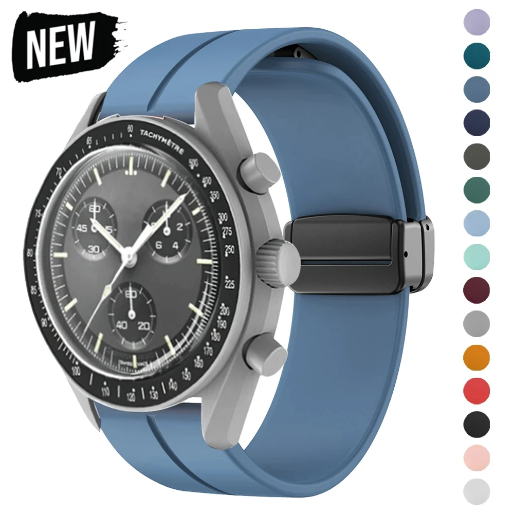 Watches Omega - Tali silikon untuk Omega X Swatch