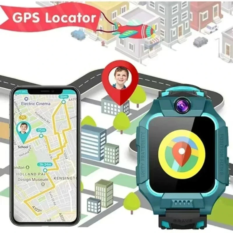 Jam Tangan Pintar Anak Lenovo  - Smartwatch Watches Gift For Boys ulasan dan harga