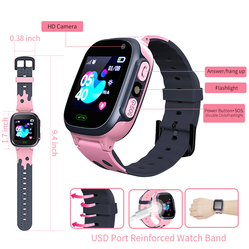Jam Tangan Pintar Anak Jam Tan - Smartwatch Watches Digital ulasan dan harga