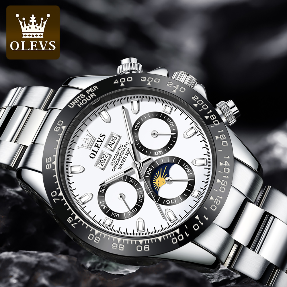 OLEVS jam tangan mekanis otoma - Watches Omega ulasan dan harga