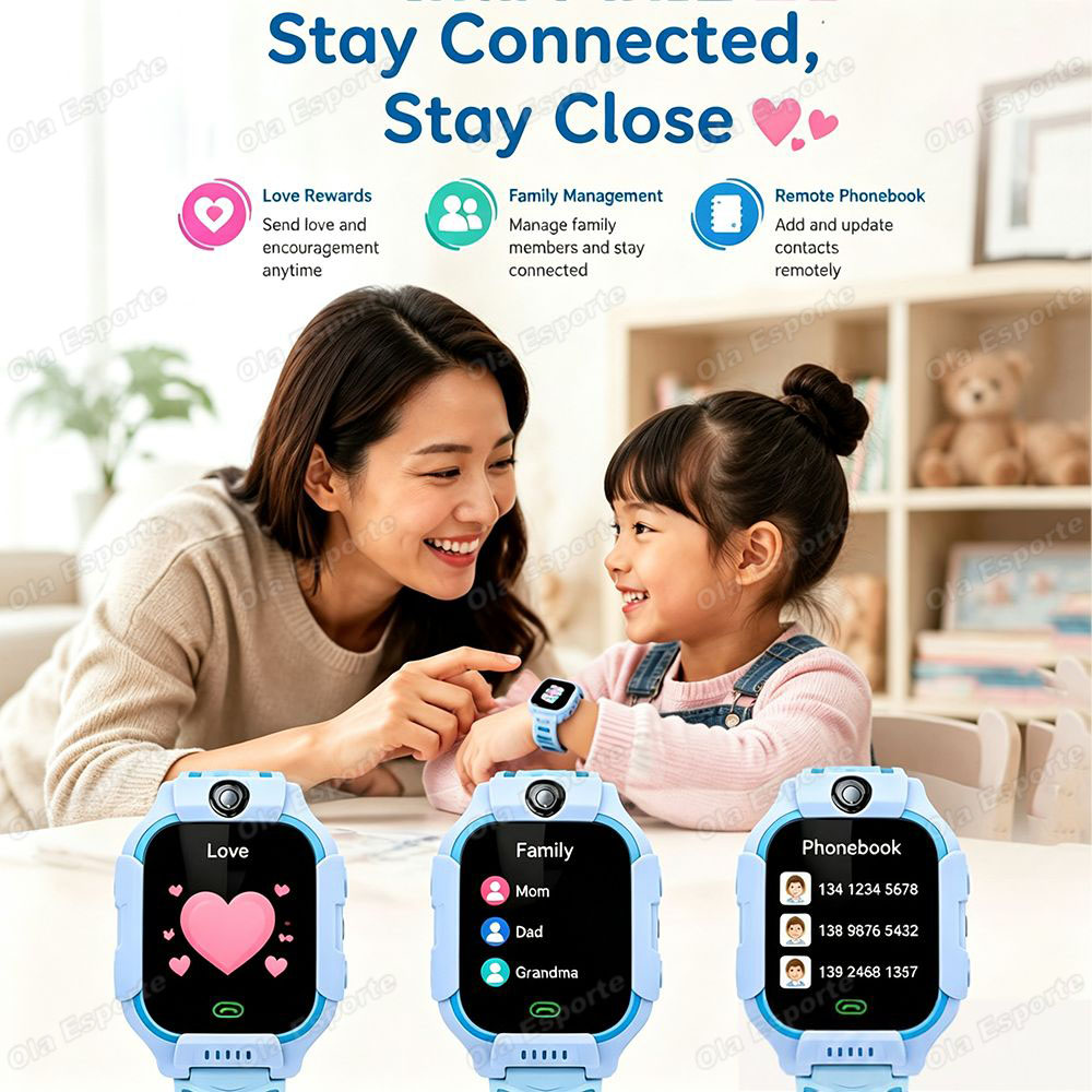 Jam Tangan Pintar GPS Anak 5G  - Smartwatch Watches Gift For Boys ulasan dan harga