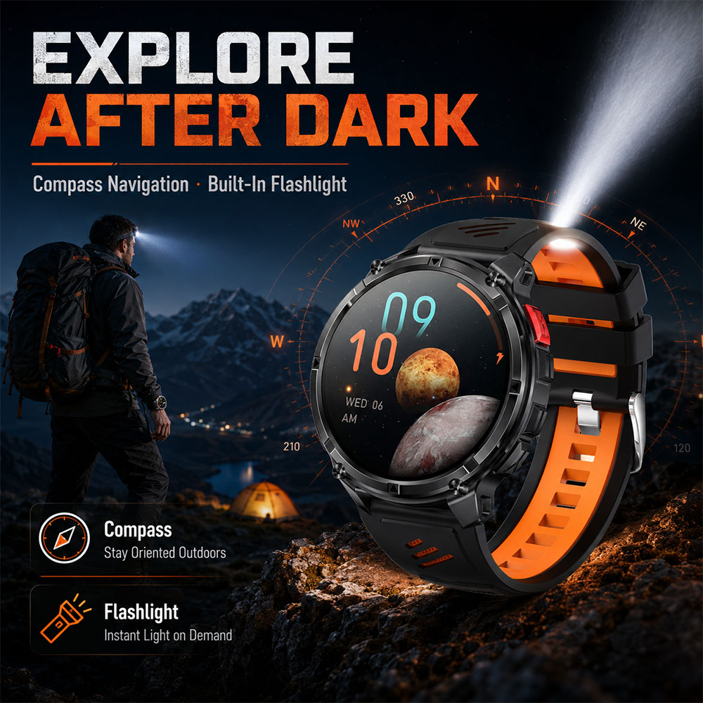 Jam Tangan Pintar Outdoor Ultr - Smartwatch Rugged Watches For Men ulasan dan harga