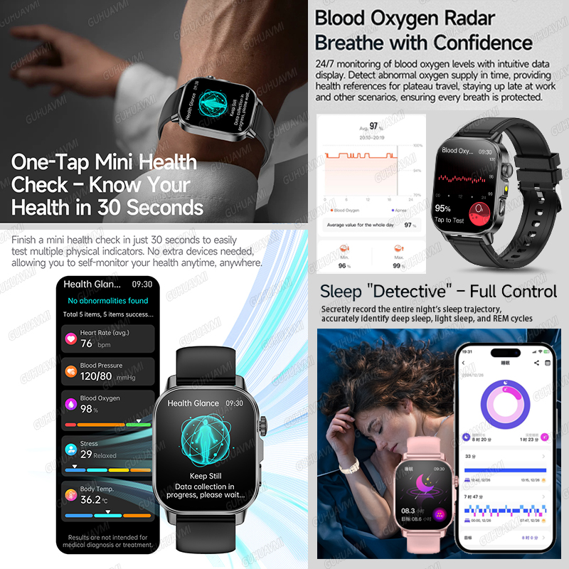 Jam Tangan Pintar Kesehatan Ba - Smartwatch Professional Watches For Men ulasan dan harga