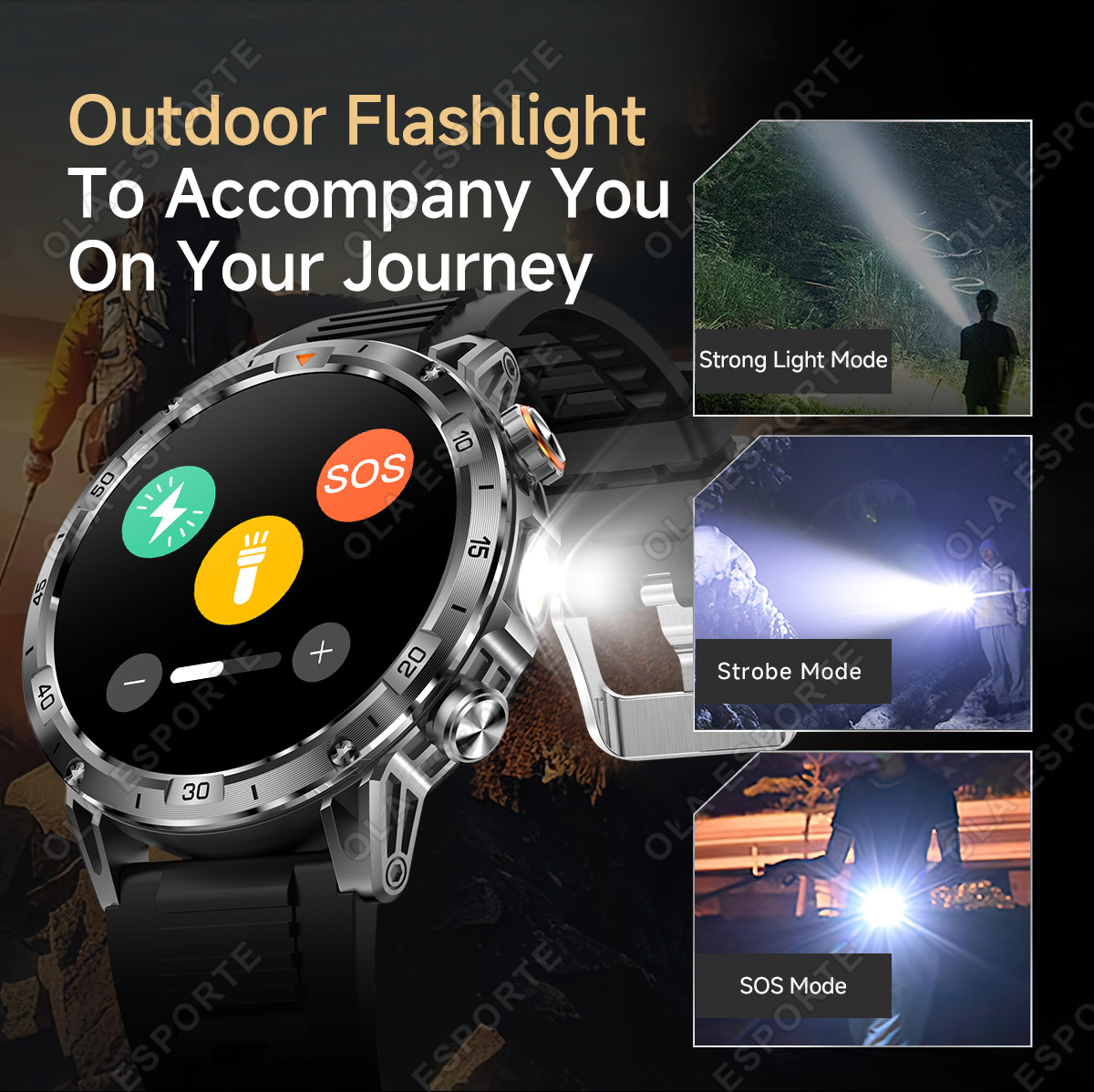 Jam Tangan Pintar GPS Baru 202 - Smartwatch Professional Watches For Men ulasan dan harga