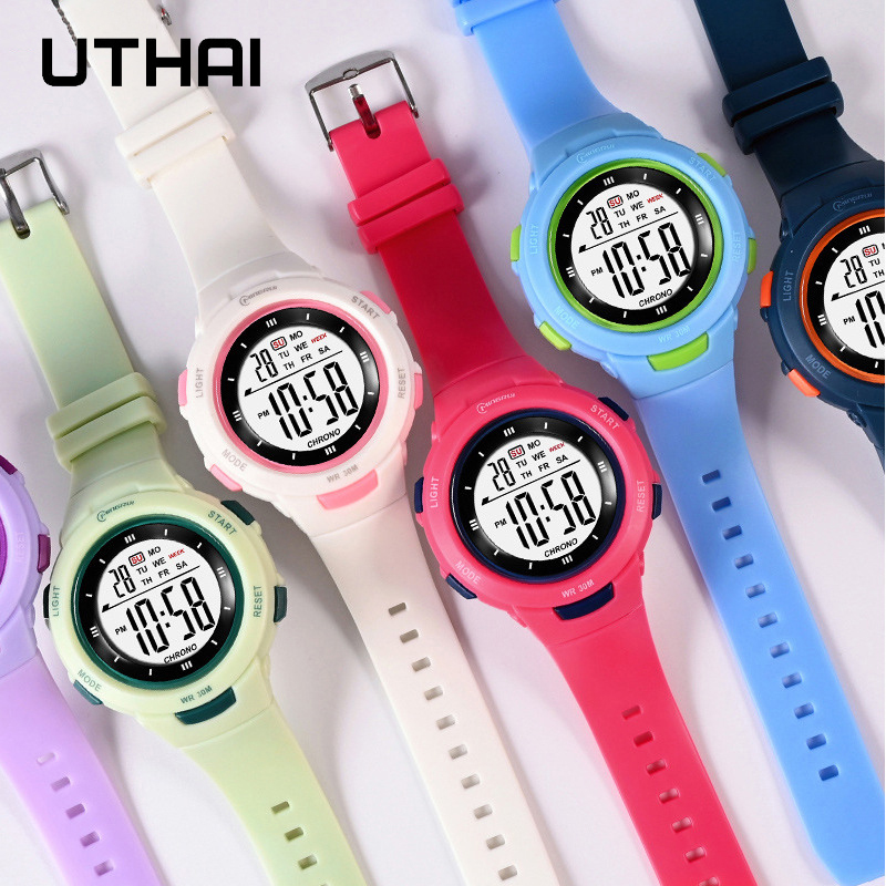 Utthai jam tangan anak jam tan - Smartwatch Watches Digital ulasan dan harga
